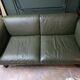 Canapé 8 Cassina 2 places cuir vert