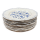Flat plates ironstone Boch Frères