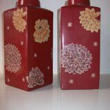Pair of ceramic vases Geneviève Lethu