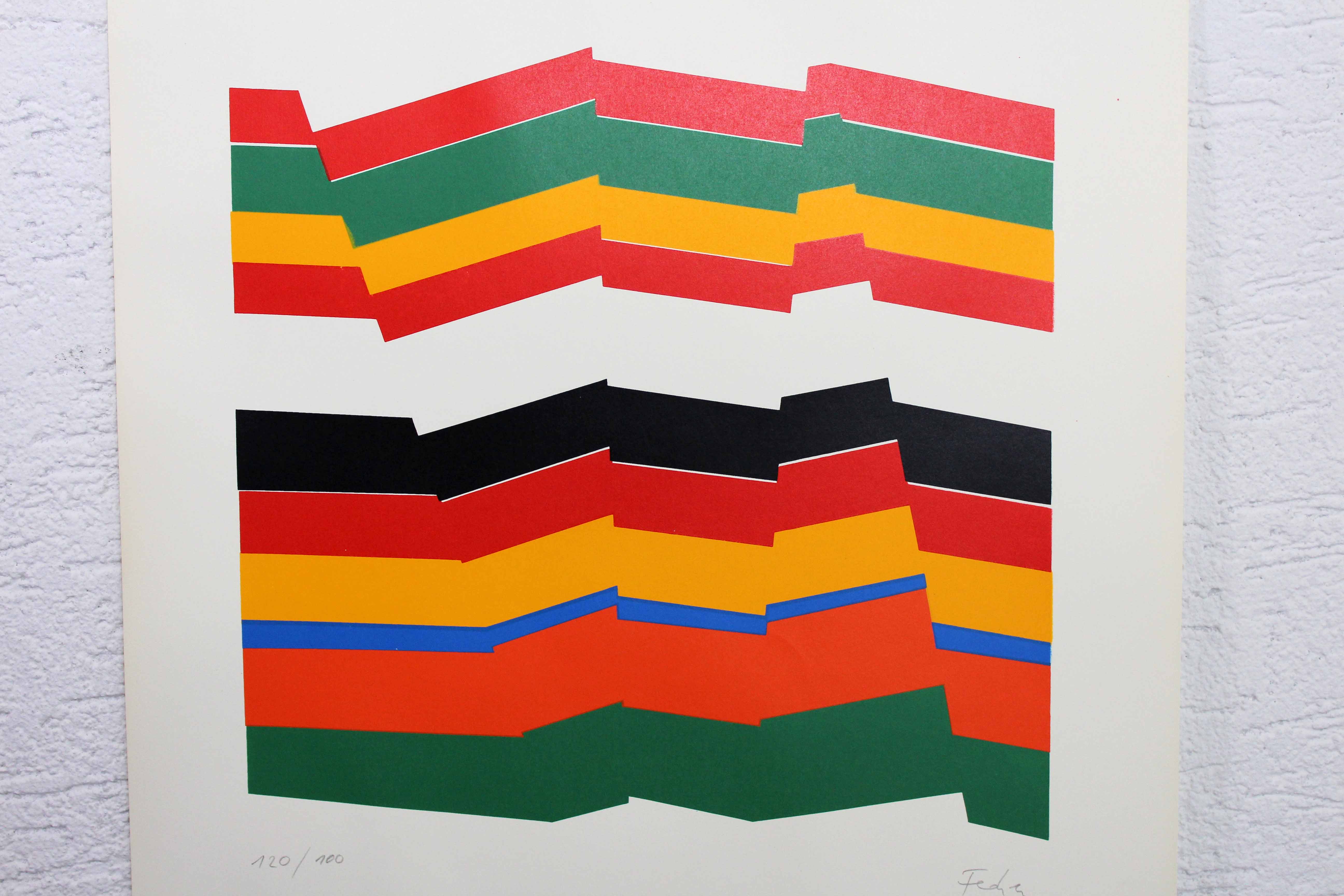 Vintage print by Franz Fedier