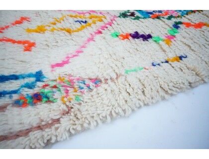 Colorful Berber Carpet 223 X 74cm