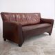 Oxblood leather sofa DeSede DS-72b