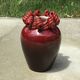 St. Radegonde Gustave Asch Vase, ceramic ox blood