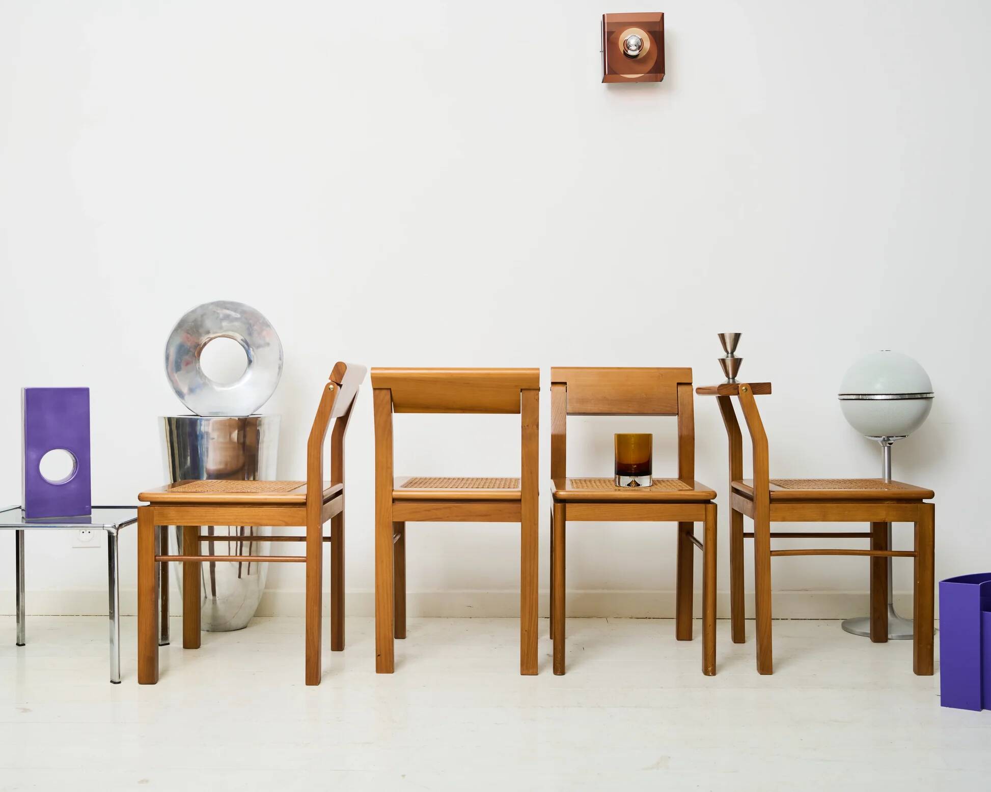 Chaise scandinave à dossier modulable, 1970