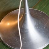 Space Age aluminum suspension, saucer suspension, vintage ceiling lamp, ceiling lamp