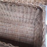 Wicker trunk L75xH53xD48 vintage