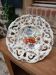 Old pierced earthenware compote/coupe.