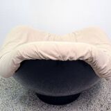 Armchair with pouf 'Rodica' design Mario Brunu for Comfort 1970s