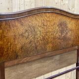 1930s English burl walnut bed