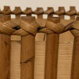 1950s tripod rattan lamp H47