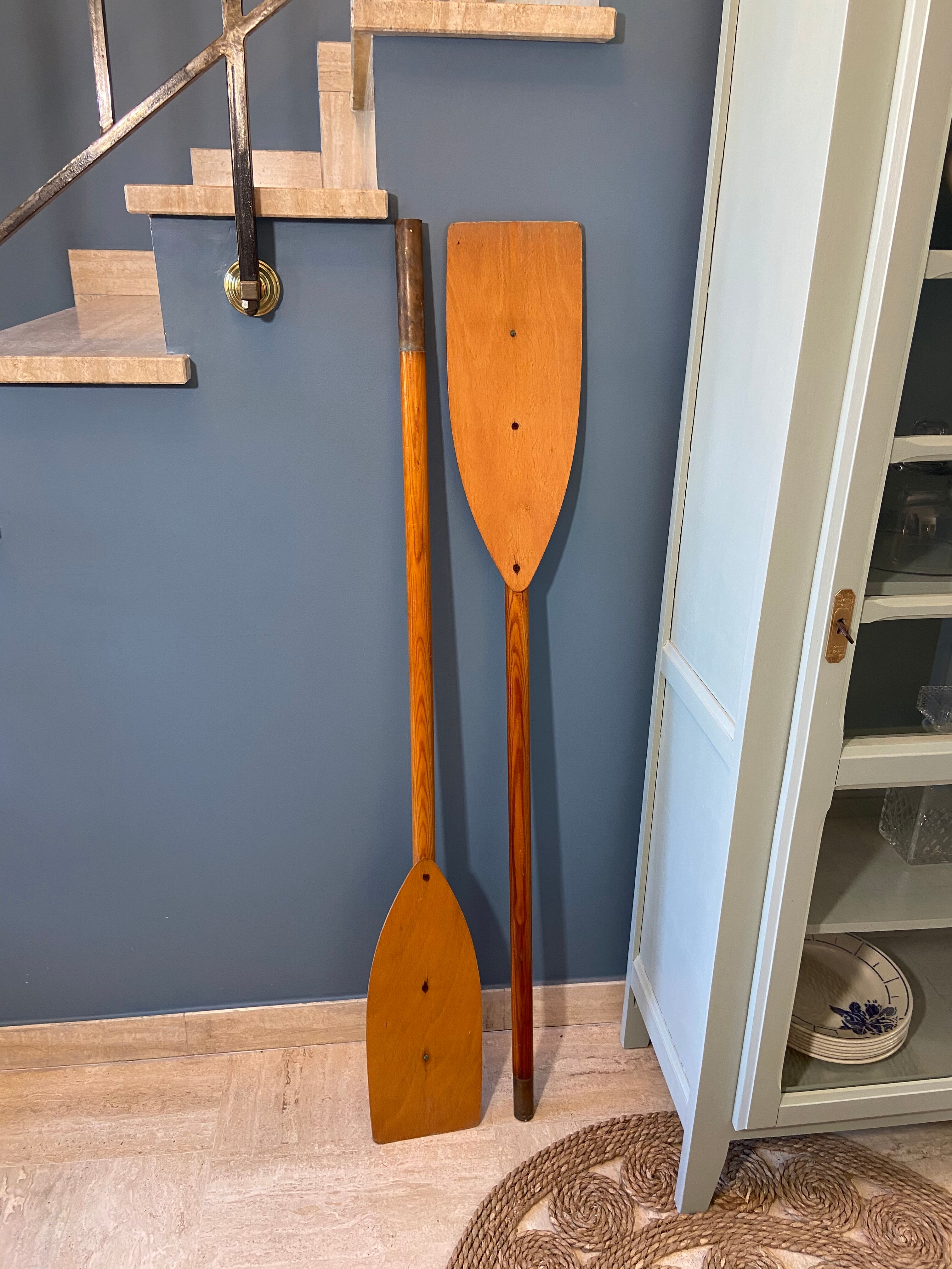 Paddle or vintage oars 1970
