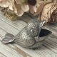 Silver-plated bird