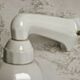 Français antique art déco style porcelaine blanche applique murale simple et ombre