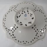 Capedimonté openwork plate, 4 seasons putto