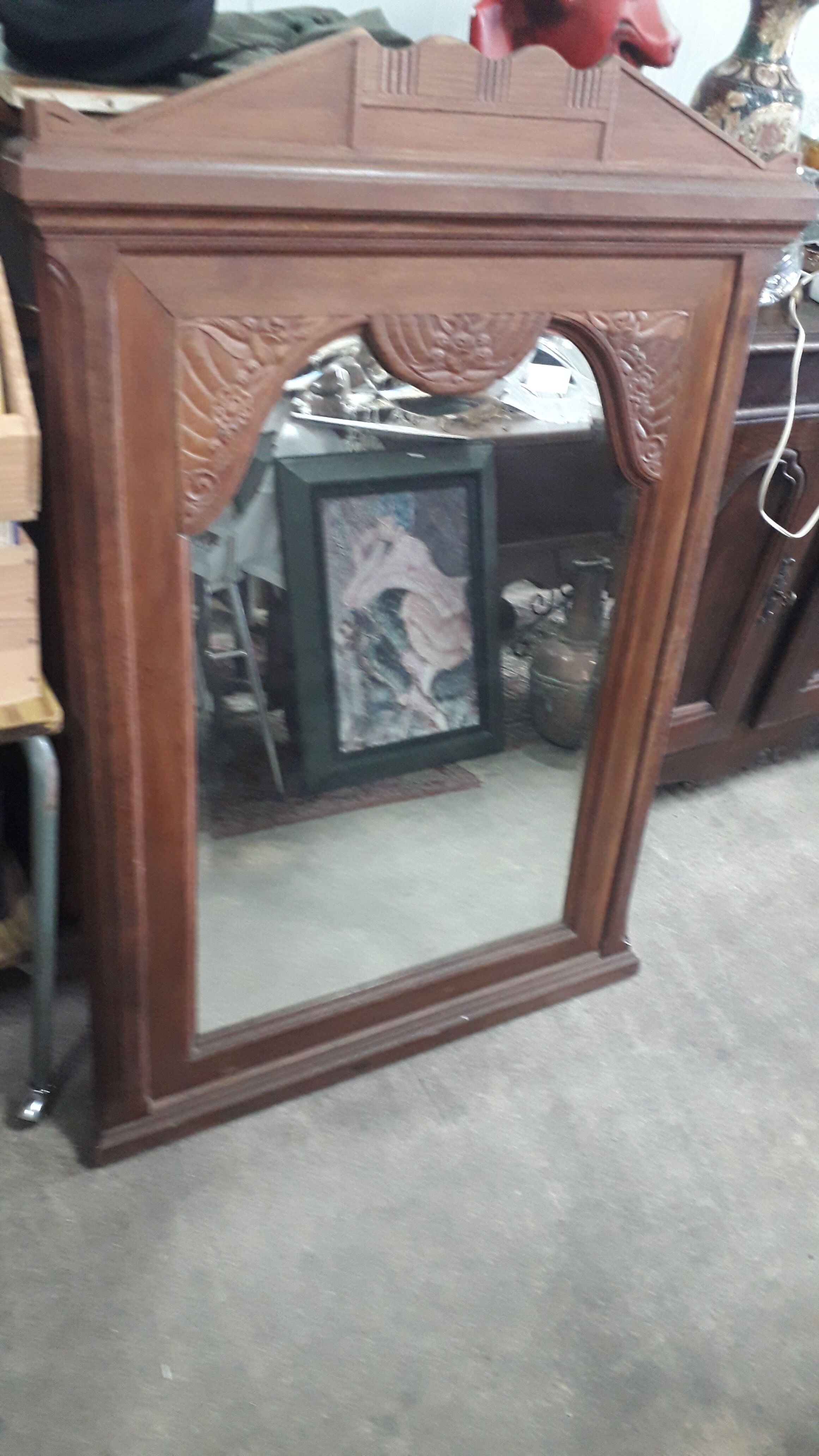 Art deco mirror, 125x88 cm