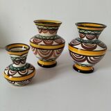 Trio of Saint Jean de Bretagne vases