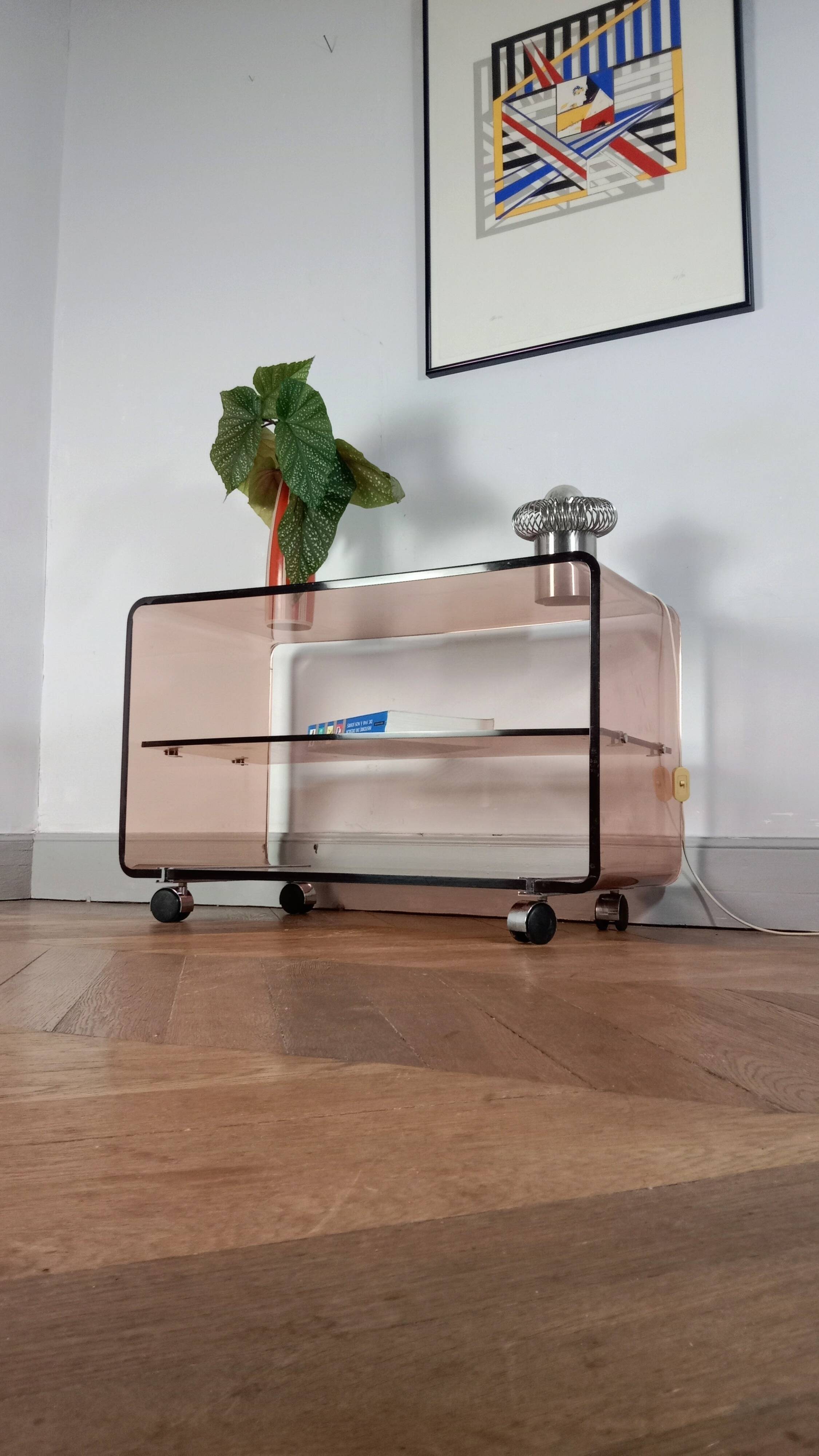 Plexiglas furniture by Michel Dumas