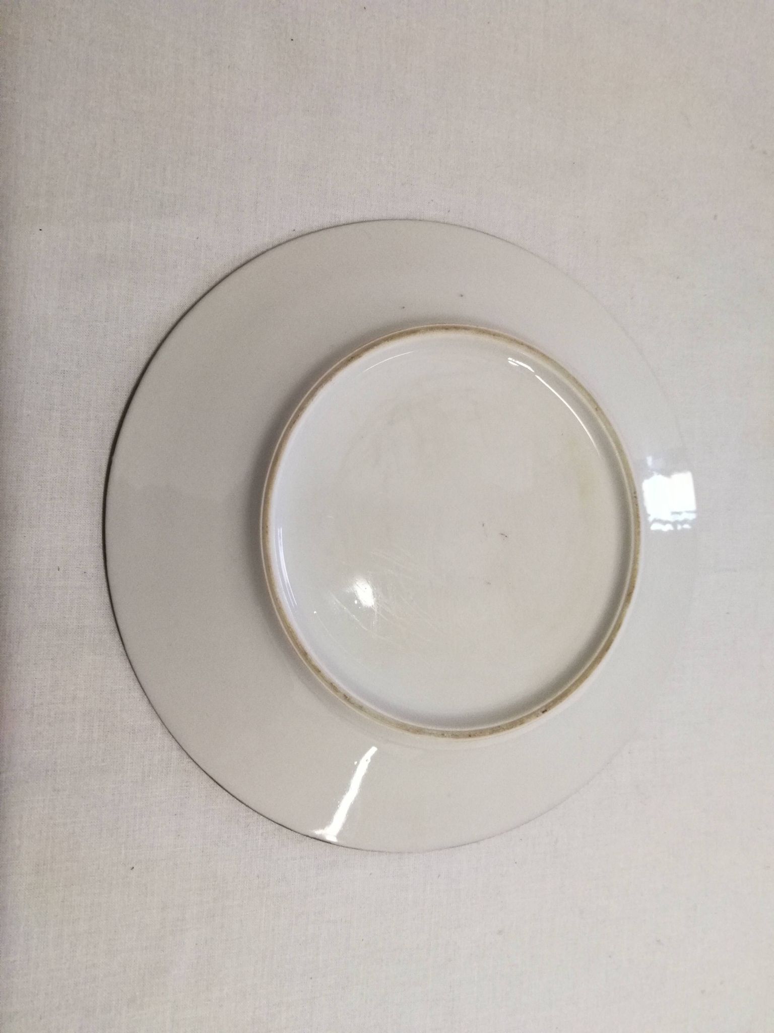 Assiette en Porcelaine Samson Armorié Blason
