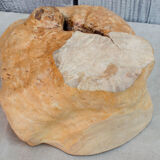 Old wooden bowl suede Lapland