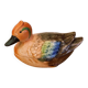 Vintage duck terrine in ceramic signed by Michel Caugant.