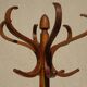 vintage parrot coat rack in bent wood