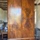 Antique Louis-Philippe wardrobe in walnut burl