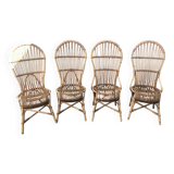 Chaise en rotin  d’audoux et minnet