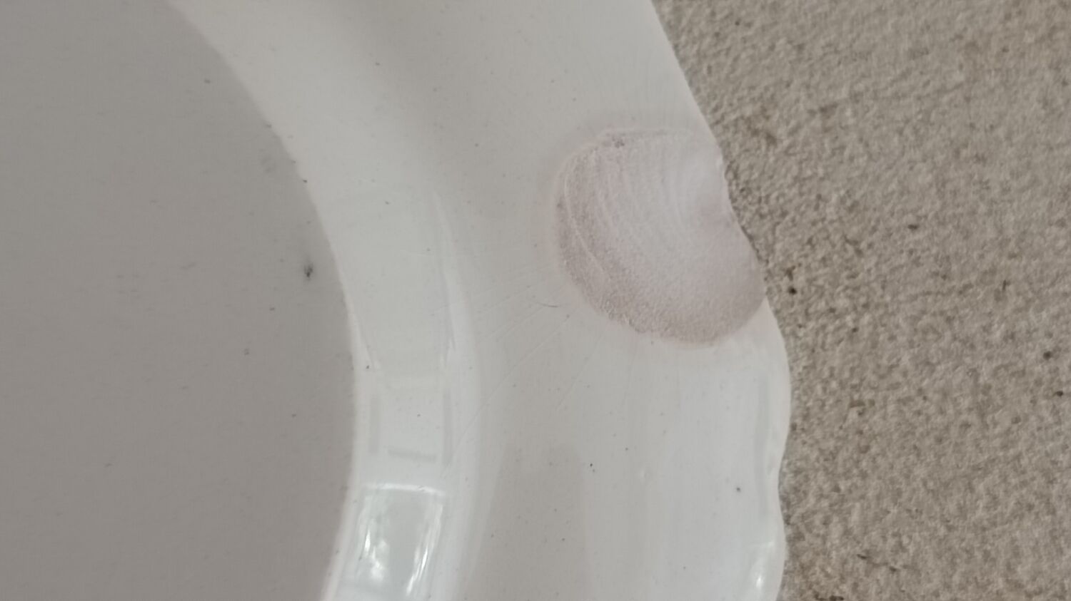 Plat de service terre de fer Made un England