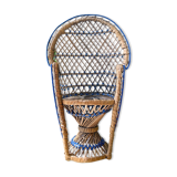 Fauteuil Emmanuelle en rotin pour poupée