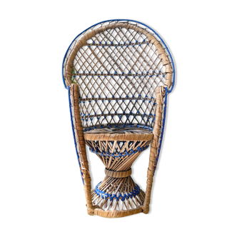 Emmanuelle rattan armchair for doll