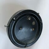 Vintage molded glass ceiling lamp
