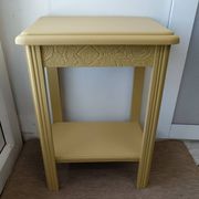 Vitamin yellow art deco console