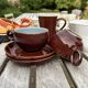 DENBY Cups and Saucers