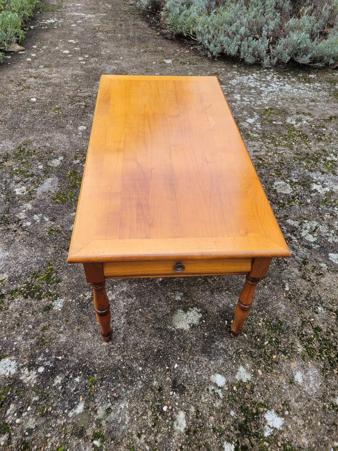 Cherry wood coffee table