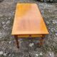 Cherry wood coffee table