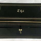 Boîte à thé Napoléon III en palissandre