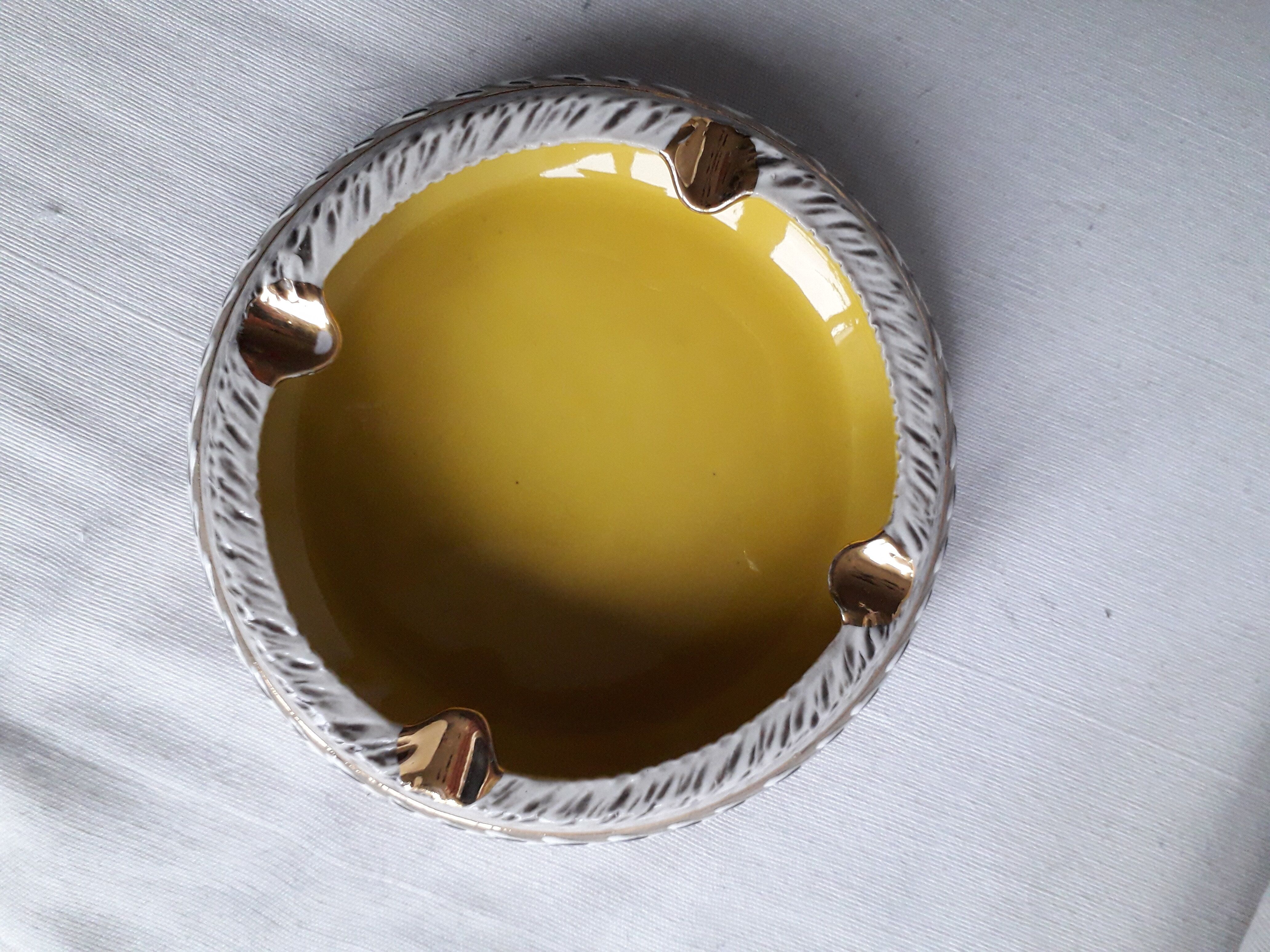 Vintage ashtray signed Jacques Breugnot