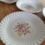 Set of 5 dessert plates Luneville