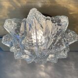 Portuguese snowflake glass flush mounted lamp