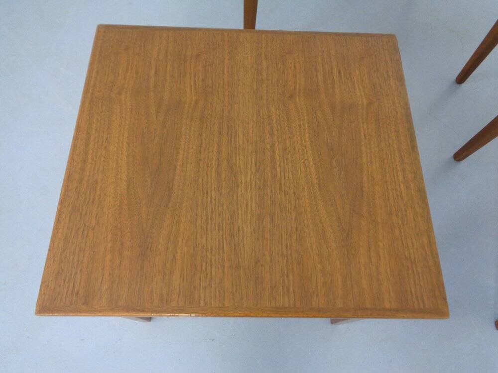 Danish Teak Nesting Tables by Kvalitet Form Funktion, 1960s, Set of 3