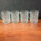 33 cl vintage beer glasses with a nice design in thick glass, old pint.