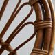 Italian Cane Garden Armchair, 1970s
