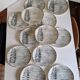 Set of 12 oval-shaped dinner plates, Salins Tolede pattern