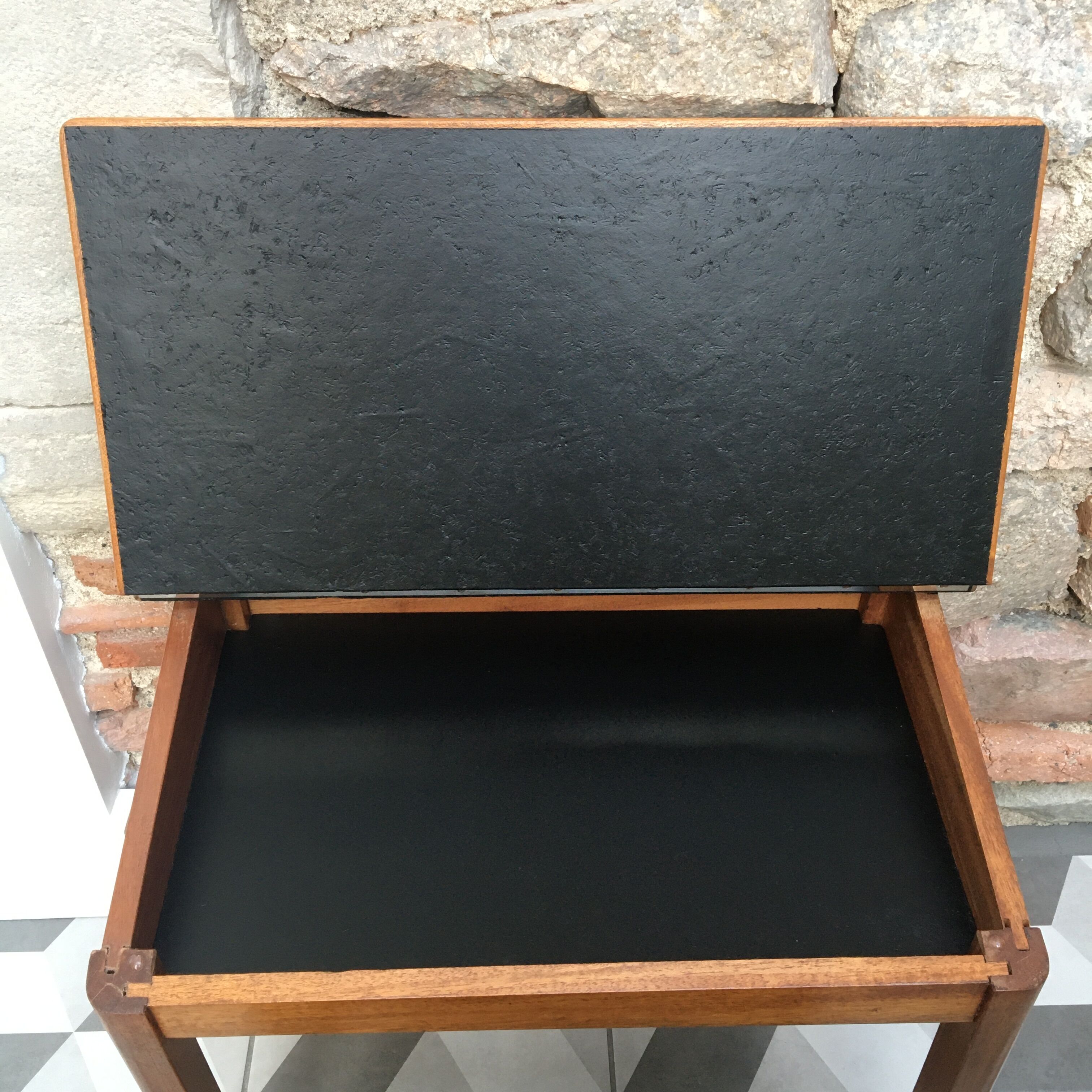 Set of folding desk and children's chair