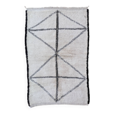 White Marmoucha Moroccan rug - 245 x 154 cm