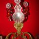applique bronze et cristal à 2 bras de lumière