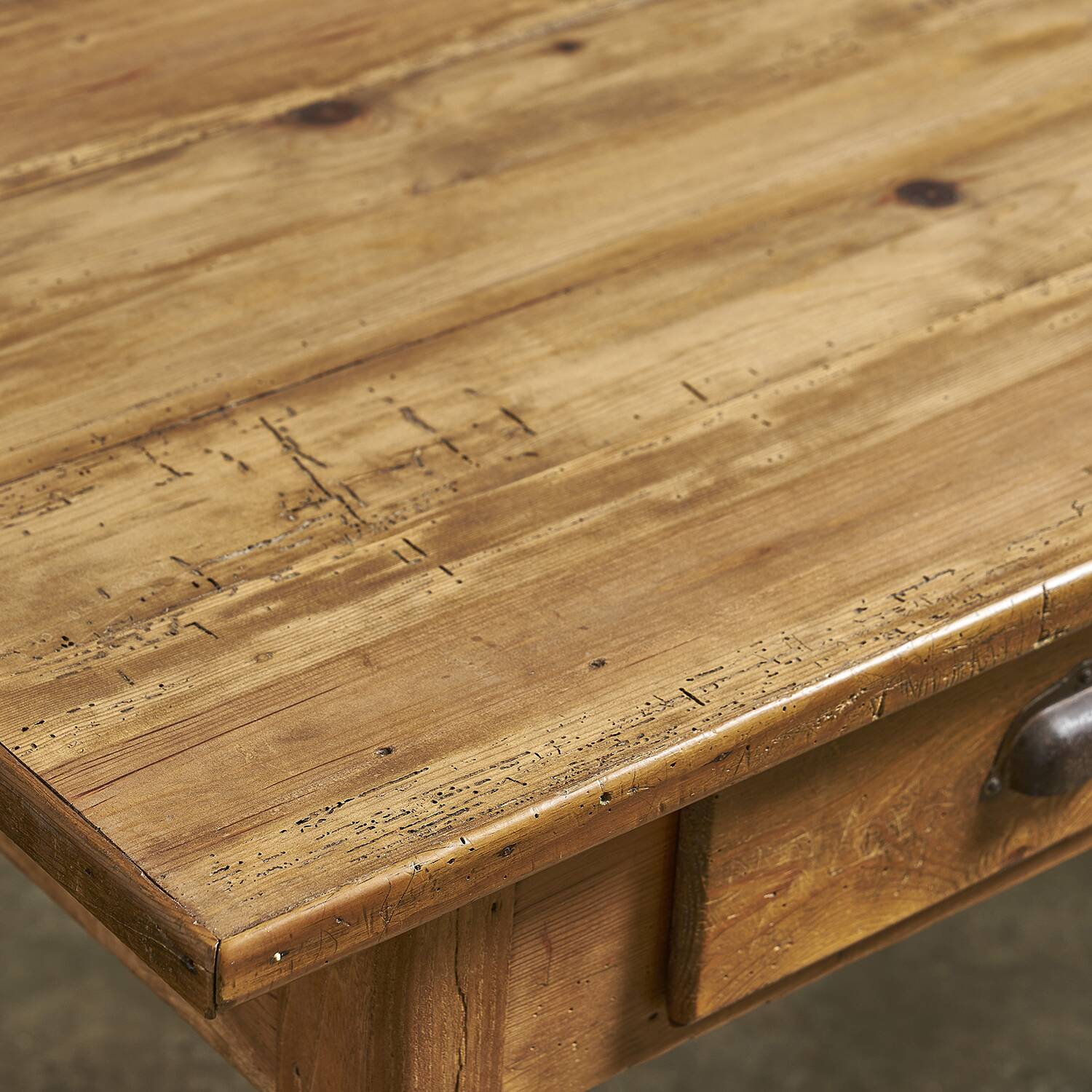 school desk with 3 drawers