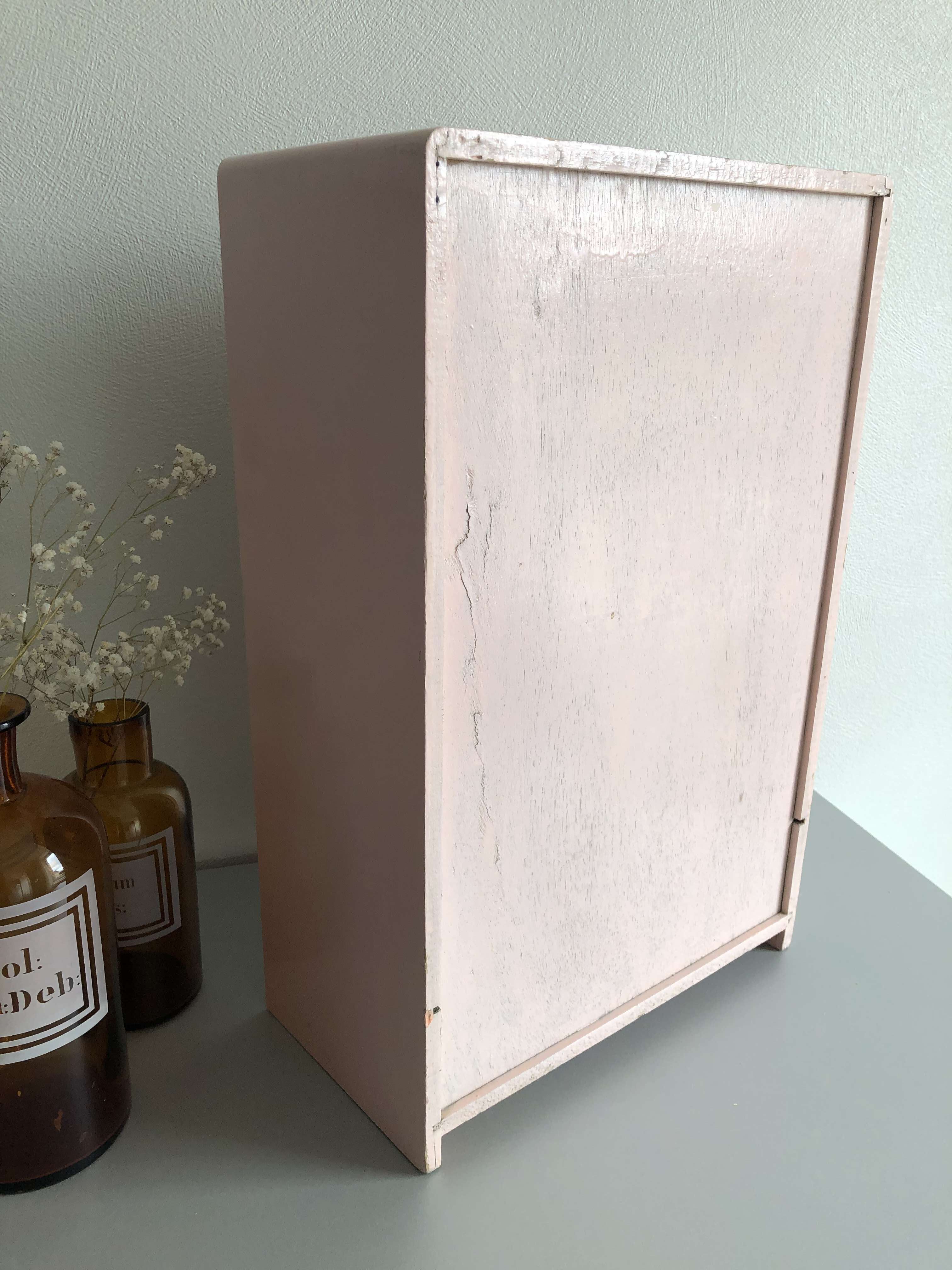Pink pharmacy cabinet