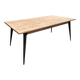 Old fir table with Tolix legs.