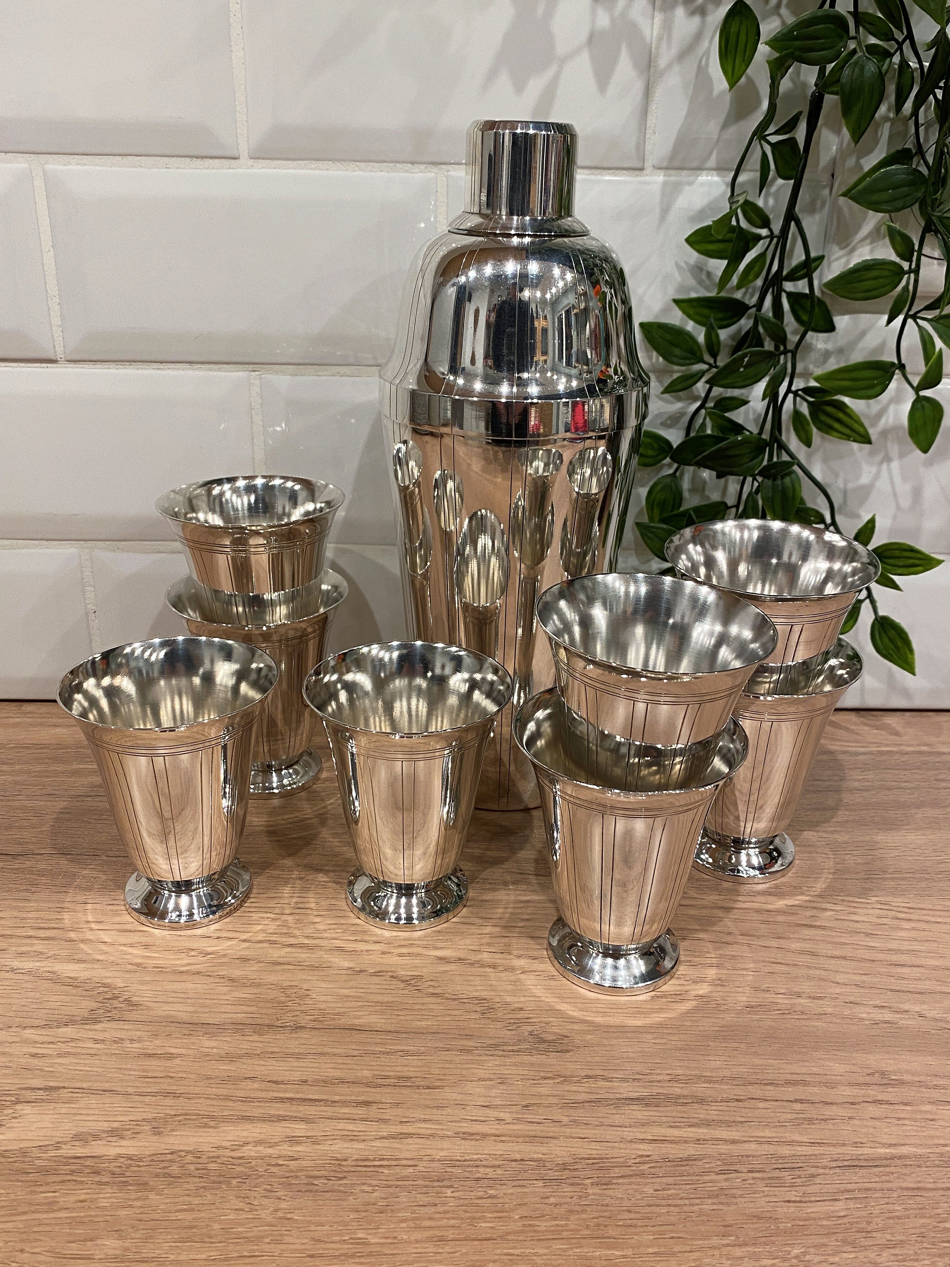 Shaker et 8 gobelets